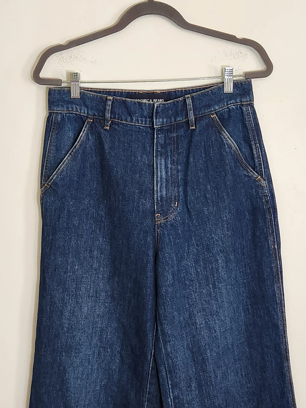 Veronica Beard Taylor High Rise Wide Leg Jeans Size 29